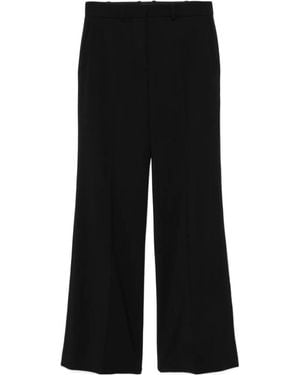 JOSEPH Pleated Casual Trousers - Black