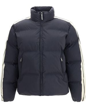 Palm Angels Classic Logo Track Down Jacket - Blue