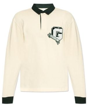 Givenchy Logo Printed Collared Jumper - White
