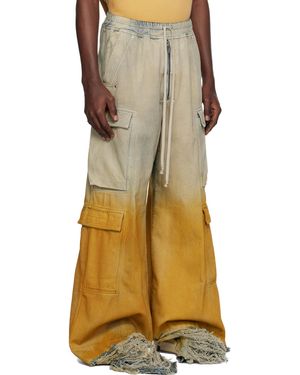 Rick Owens Double Cargo Jumbo Trousers - Natural