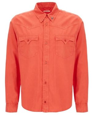 Versace Western Pocket Shirt - Orange