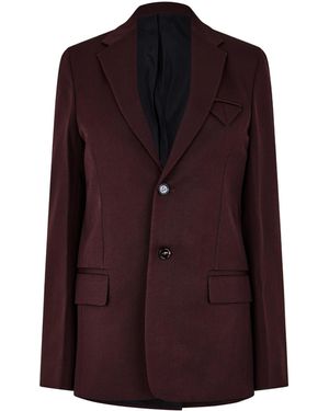 Bottega Veneta Solidcolor Blazer - Purple