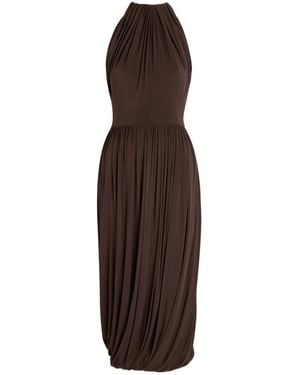 Alaïa Wool Dress - Brown