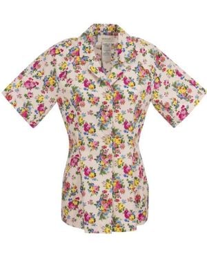 Sportmax Printed Shirt - White