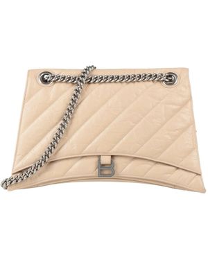 Balenciaga Large Quilted Shoulder Bag - Natural