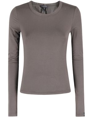 Rag & Bone Long-Sleeved T-Shirt - Gray