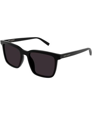Saint Laurent Acetate Square-Frame Sunglasses - White