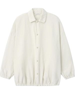 Fear Of God Garment-Dyed Cotton-Poplin Jacket - White