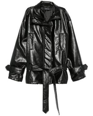 FEDERICA TOSI Belted Bomber Jacket - Black
