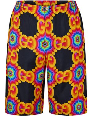 Gucci Bermuda Chino Shorts - Orange