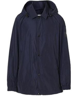 Burberry Detachable Hooded Jacket - Blue