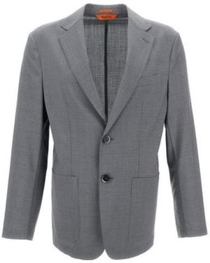 Barena Single-Breasted Blazer - Grey
