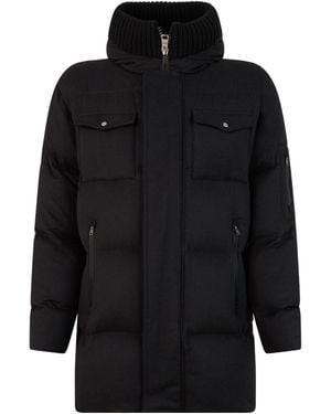 Herno Quilted Padded Coat - Black