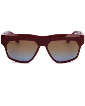 Victoria Beckham Square-Frame Sunglasses - Brown