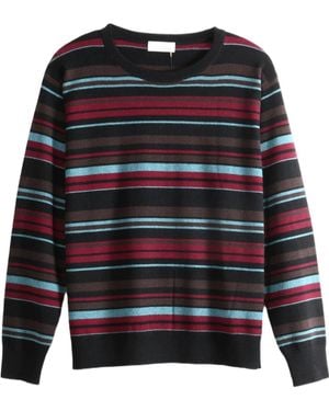 Dries Van Noten Long-Sleeve Crew-Neck Sweater - Multicolor