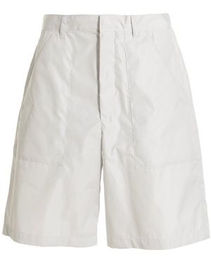 Prada Re-Nylon Bermuda Shorts - White