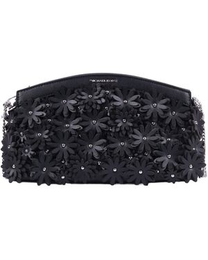 MICHAEL Michael Kors Athena Floral Shoulder Bag - Black