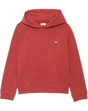Zadig & Voltaire Georgy Mo Tour Logo-Embroidered Hoodie