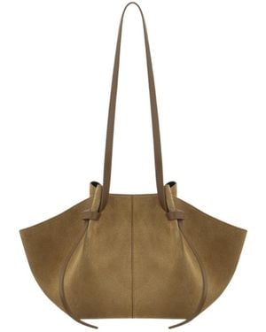 Yuzefi Mochi Pleated Shoulder Bag - Metallic