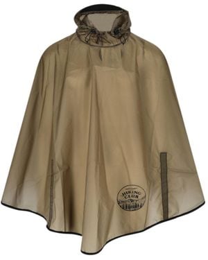 and wander Hiking Club Hooded Cape - Brown