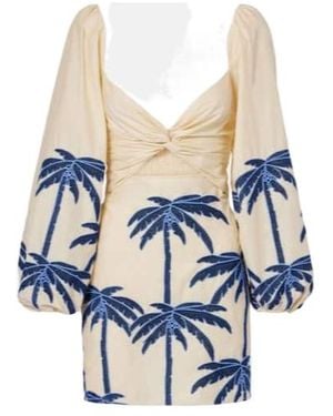 Johanna Ortiz The Power Of The Sea Cotton-Blend Minidress - White