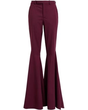 Saint Laurent Wool Suit Pants - Purple