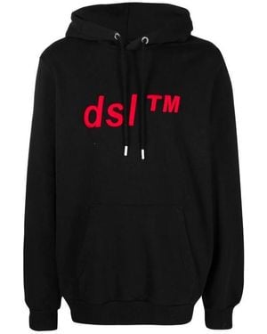 DIESEL Dsl Logo Label Hoodie - Black