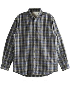 ERL Relaxed Check Shirt - Grey