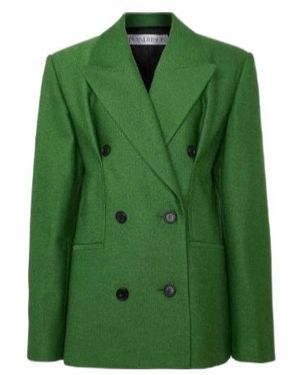 JW Anderson Jw Anderson Tailored Hourglass Blazer - Green