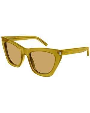 Saint Laurent Eyewear Kate Cat-Eye Sunglasses - Yellow