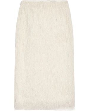 Dries Van Noten High-Waisted Skirt - White