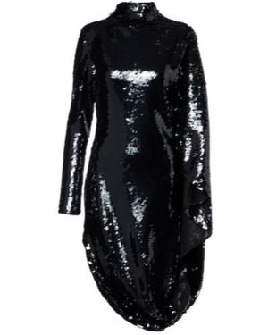 Stella McCartney Draped Sequined Minidress - Black