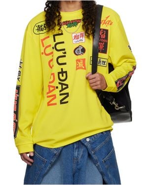 Lu'u Dan Oversized Long-Sleeved T-Shirt - Yellow