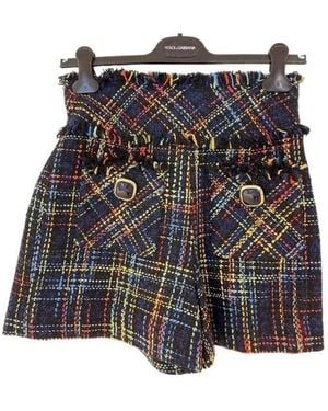 Edward Achour Paris Tweed Shorts - Multicolour