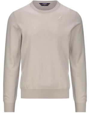K-Way Sebastien Ps Knitted Jumper - Grey