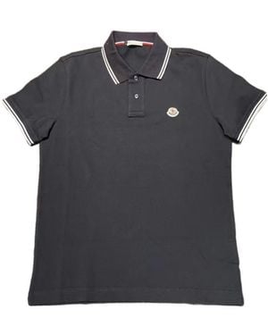 Moncler Logo Polo Shirt - Black