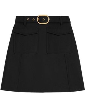 ミニスカート CELINE SS25 Celine Wool Mini Skirt (2J802163Z 02NP) Celine 2J677064V Houndstooth Check Mini Skirt 36 126760333