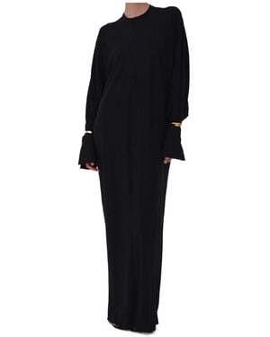 DARKPARK Frida Cuff Round Neck Dress - Black