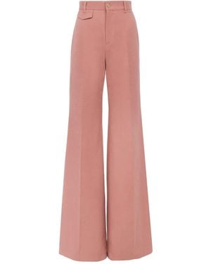 Chloé Cotton Straight Pants - Pink
