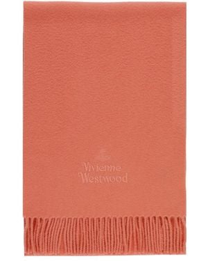 Vivienne Westwood Fringed Scarf - Orange