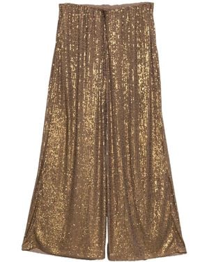 Norma Kamali Boyfriend Elephant Trousers - Brown