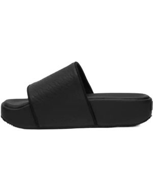 Y-3 Open-Toe Platform Slides - Black