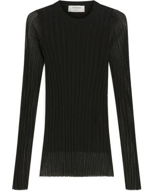 Sportmax Acino Crewneck Knitted Top - Black