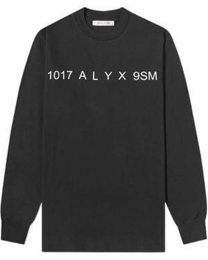 1017 ALYX 9SM Logo Long-Sleeved T-Shirt - Black