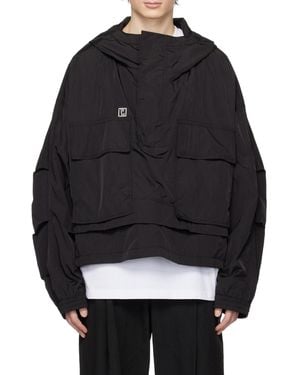 WOOYOUNGMI Spliced Casual Jacket - Black