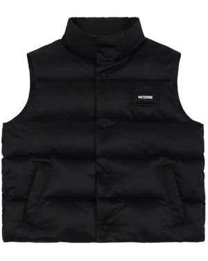 we11done Upright Neck Down Vest - Black