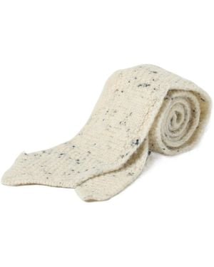 Bottega Veneta Pointed Tie - White