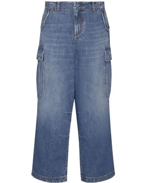 Dior 8 Cargo Jeans, D02 - Blue