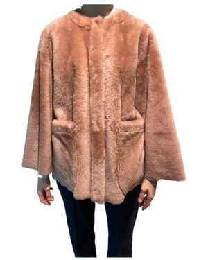Max Mara Long-Sleeved Coat - Multicolor