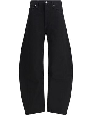 Agolde Luna Pieced High-Waisted Jeans - Blue